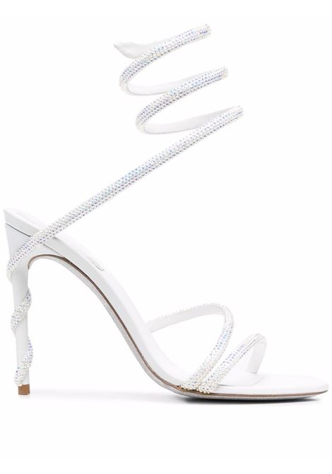 Sandali Cecile con strass in bianco - RENE CAOVILLA donna